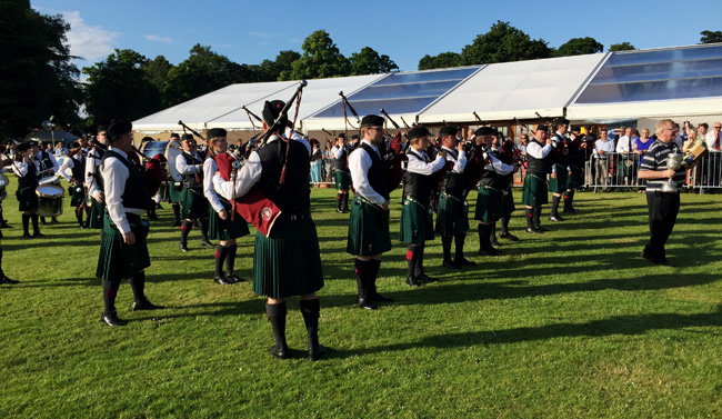 2016 European Champions St. Laurence O'Toole set to march off with the trophy at Forres. SLOT_Europena2016