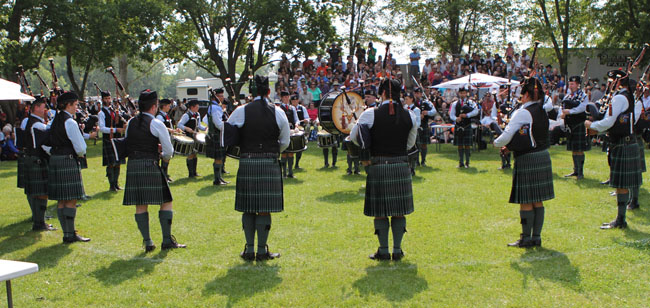 78th Highlanders (Halifax Citadel) competing in the Grade 1 MSR, on their way to winning the 2014 North American Championship.