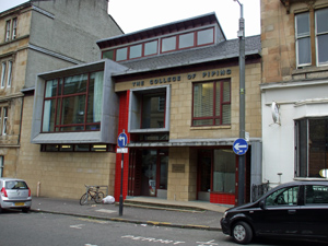 The College of Piping, Otago Street, Glasgow.