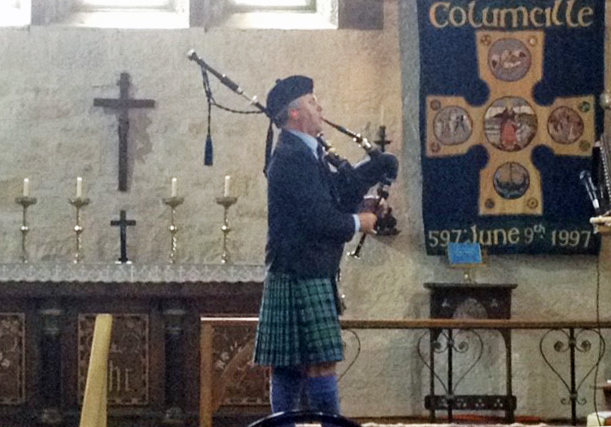 Stuart Liddell competing at the 2016 Skye Gathering.