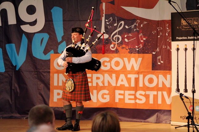 Angus MacColl competing in the MSR at the 2016 Masters.