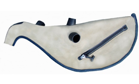Rubber-sleeved skin pipe bags a first for Highland pipes