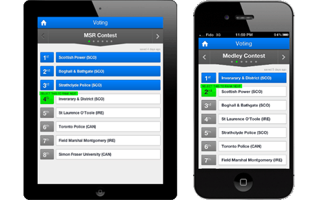 New free app allows real-time online voting at pipe band contests