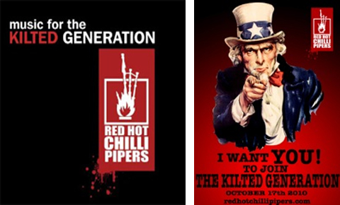 Red Hot Chilli Pipers want to do good for piping by cracking the UK Top 40
