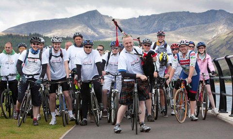 Williamwood pipe bands achieve fundraising objectives with Tour de CalMac