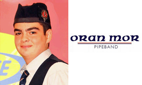 18-year-old Daniel Parsons new Oran Mor leading-drummer