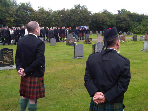 Alasdair Gillies laid to rest
