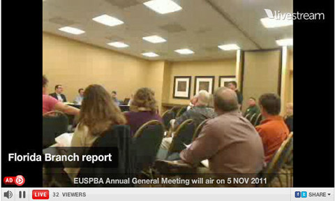 EUSPBA streams 2011 annual general meeting over Internet