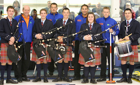 Pipe bands show their stuff at Winter Olympics
