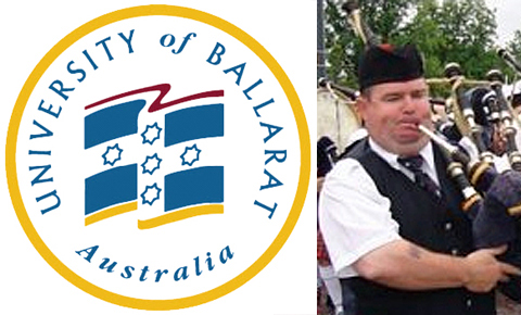 University of Ballarat appoints Nicolson Pipe-Major