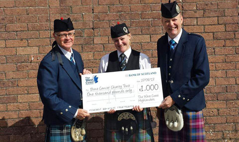 Grade 4B World’s winners donate entire prize money to Bone Cancer Charity