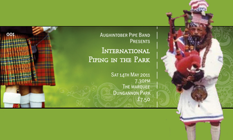 No foolin’: pipers may wear national dress at Dungannon