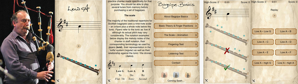 Allan MacDonald releases new mobile apps for basic piping tuition