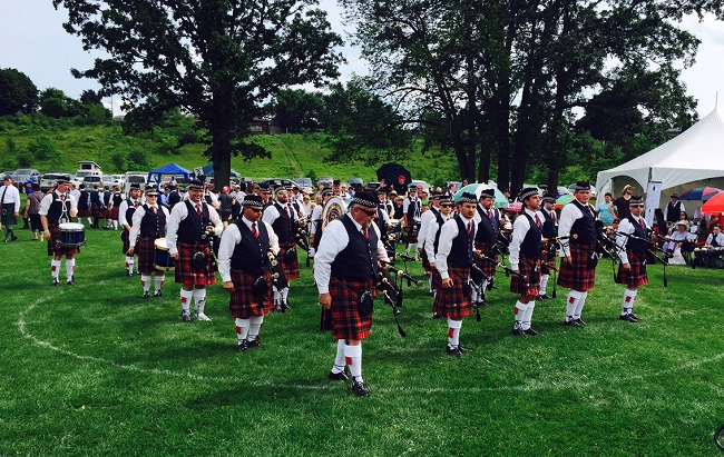 Peel Police competing at the 2015 Cambridge Highland Games, Cambridge, Ontario.