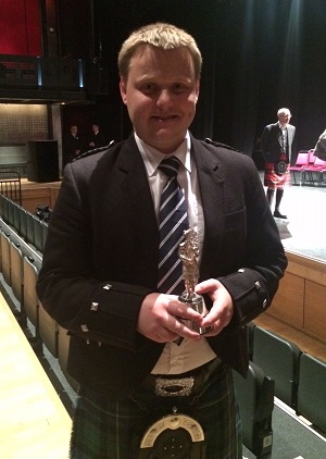 Callum Beaumont, winner of the 2015 Clasp.