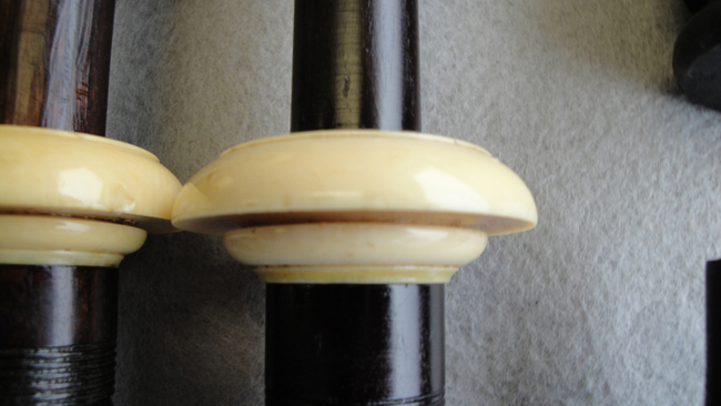 A Henry Starck ivory projecting mount. He likely got two from each ivory billiard ball.