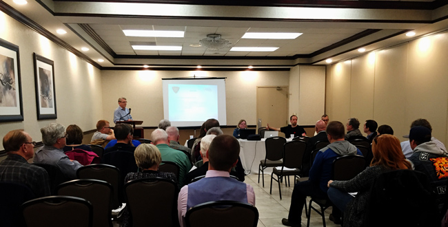 The gathering at the 2015 PPBSO AGM in Brantford, Ontario.