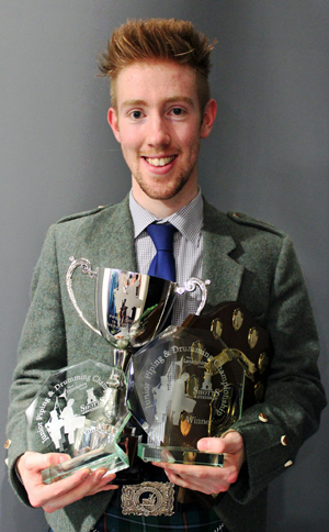 Overall 18 and under winner John Campbell