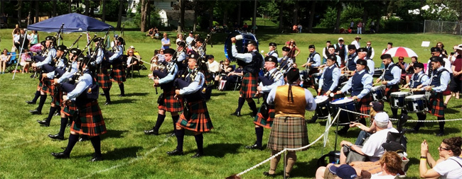 78th Fraser Highlanders competing at Alma.
