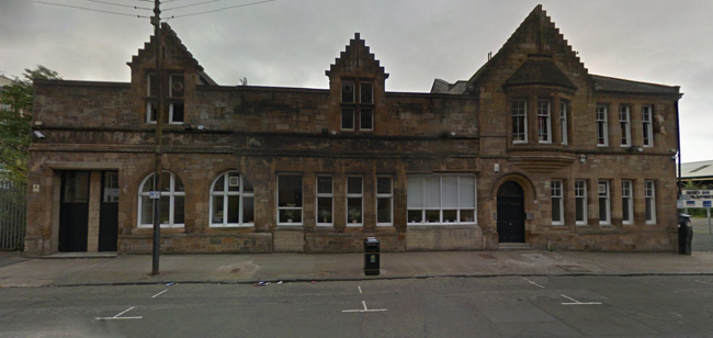 The Victorian-era RSPBA headquarters at 45 Washington Street, Glasgow, pre-renovation.