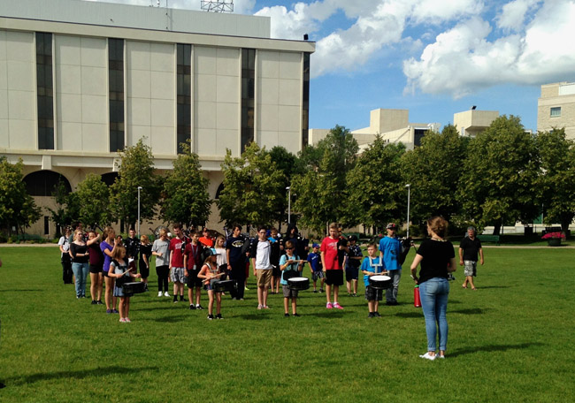 "Sound Advice" summer camp of piping and drumming.