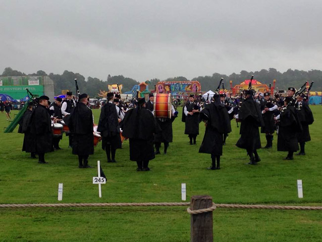 MacKenzie Caledonian of Dundee competing in horrendous conditions at Bridge of Allan.