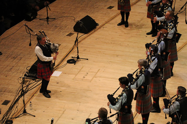 Bill Livingstone leads the band for a set of his tunes.