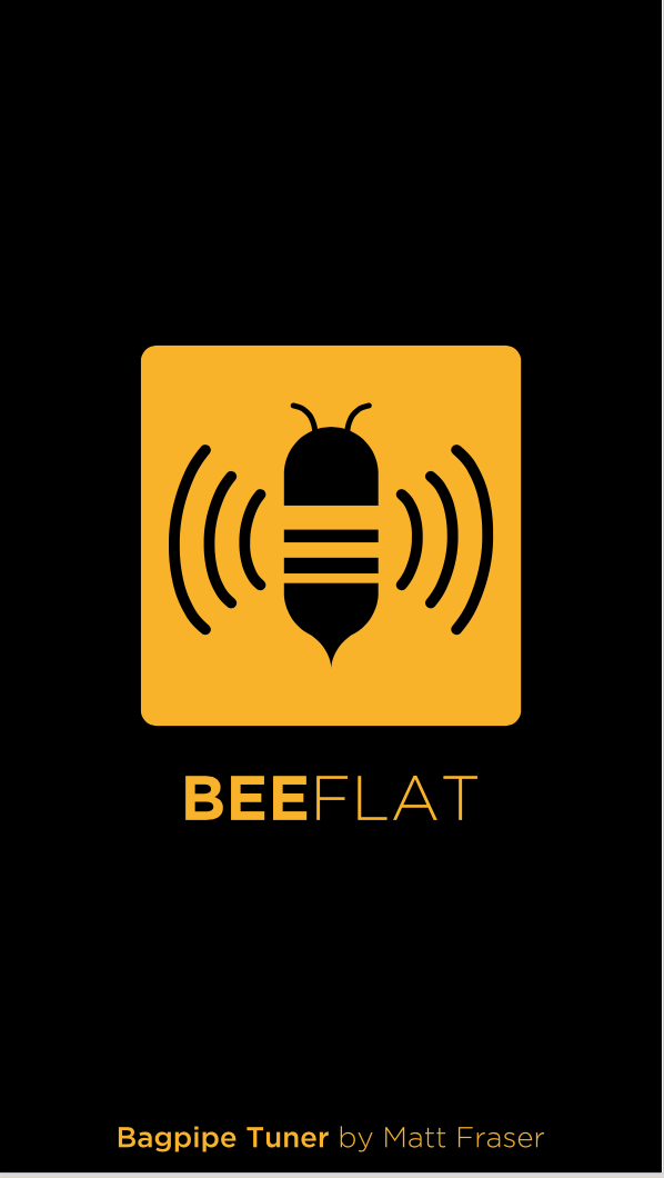 BeeFlat the latest iPhone bagpipe tuner pipesdrums