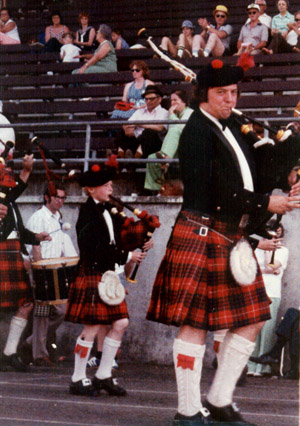 Andrew Bonar and Skye Rickenderfr, Abbotsford Legion, 1980.