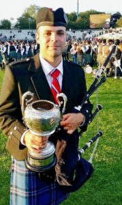 Empire P-M Brendan Gomez at the 2017 World Championships as a member of City of Dunedin.