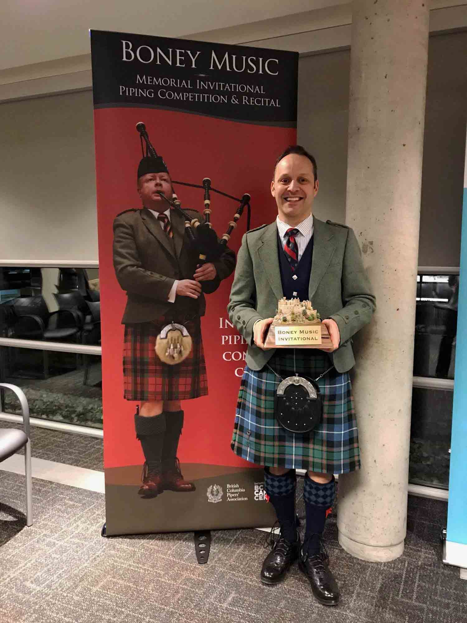 Jori Chisholm, winner of the 2019 Boney Music Invitational.