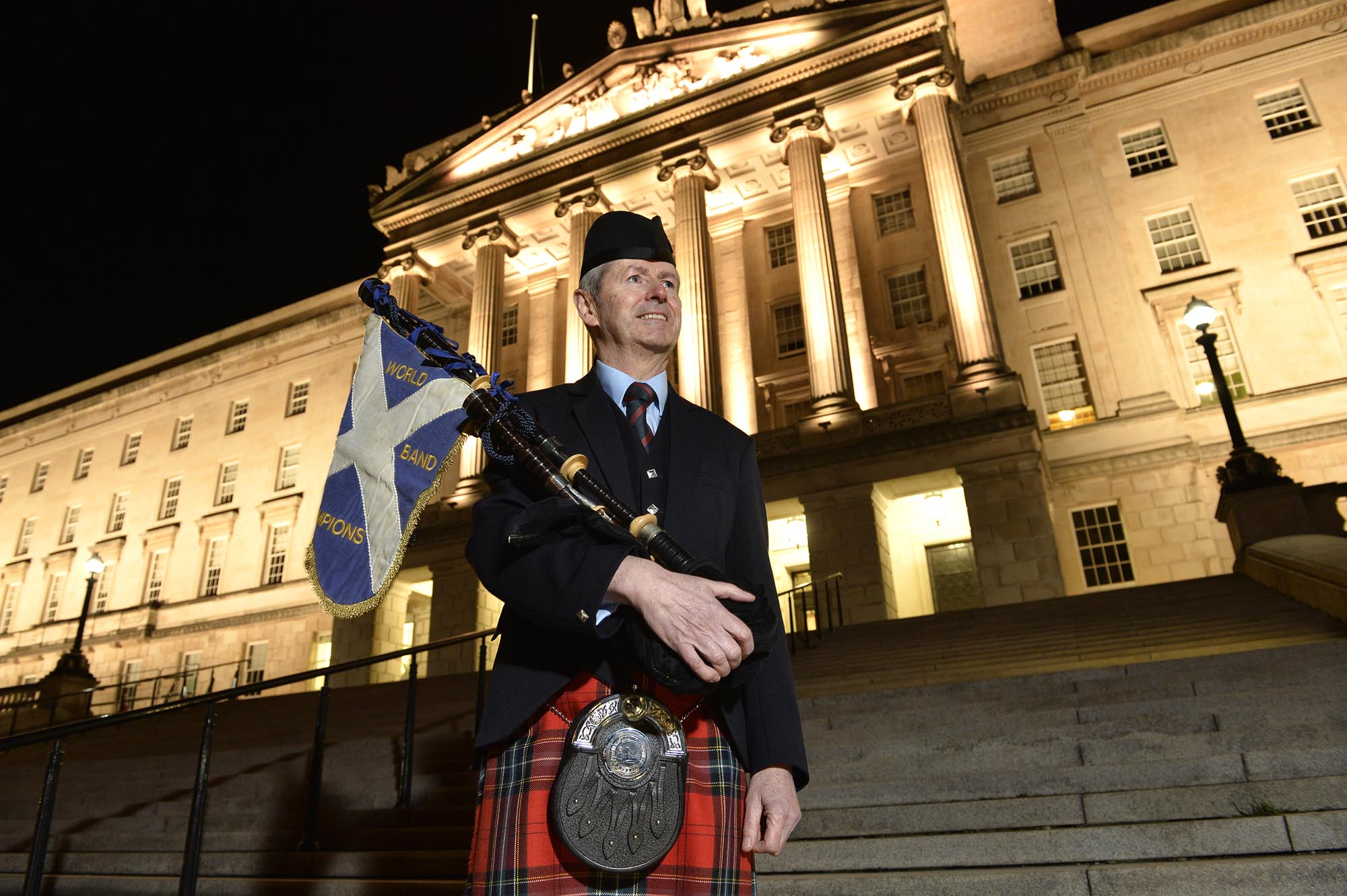 Pipe-Major Richard Parkes, Field Marshal Montgomery.