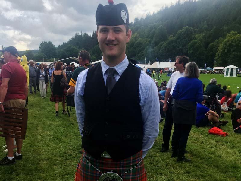 Cameron MacDougall was the big winner at the 2019 Inveraray Games, the last time the event was held.