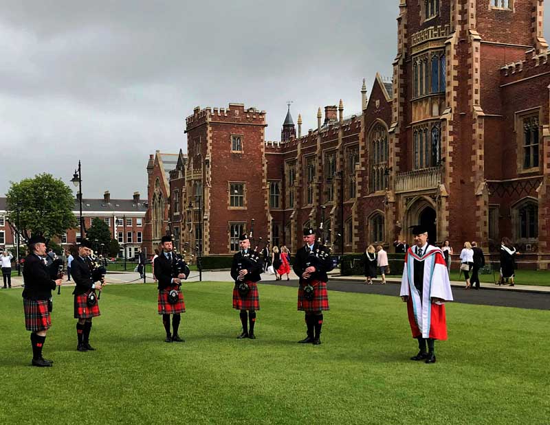 Parkes makes it a 2019 doctorate double with Ulster Uni accolade