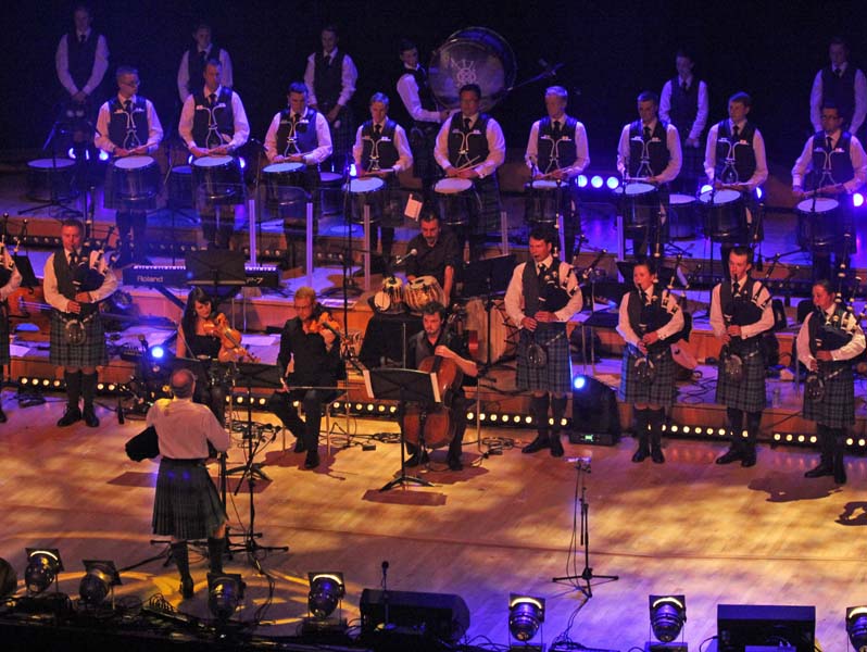A scene from Inveraray & District's 2013 Ascension concert.