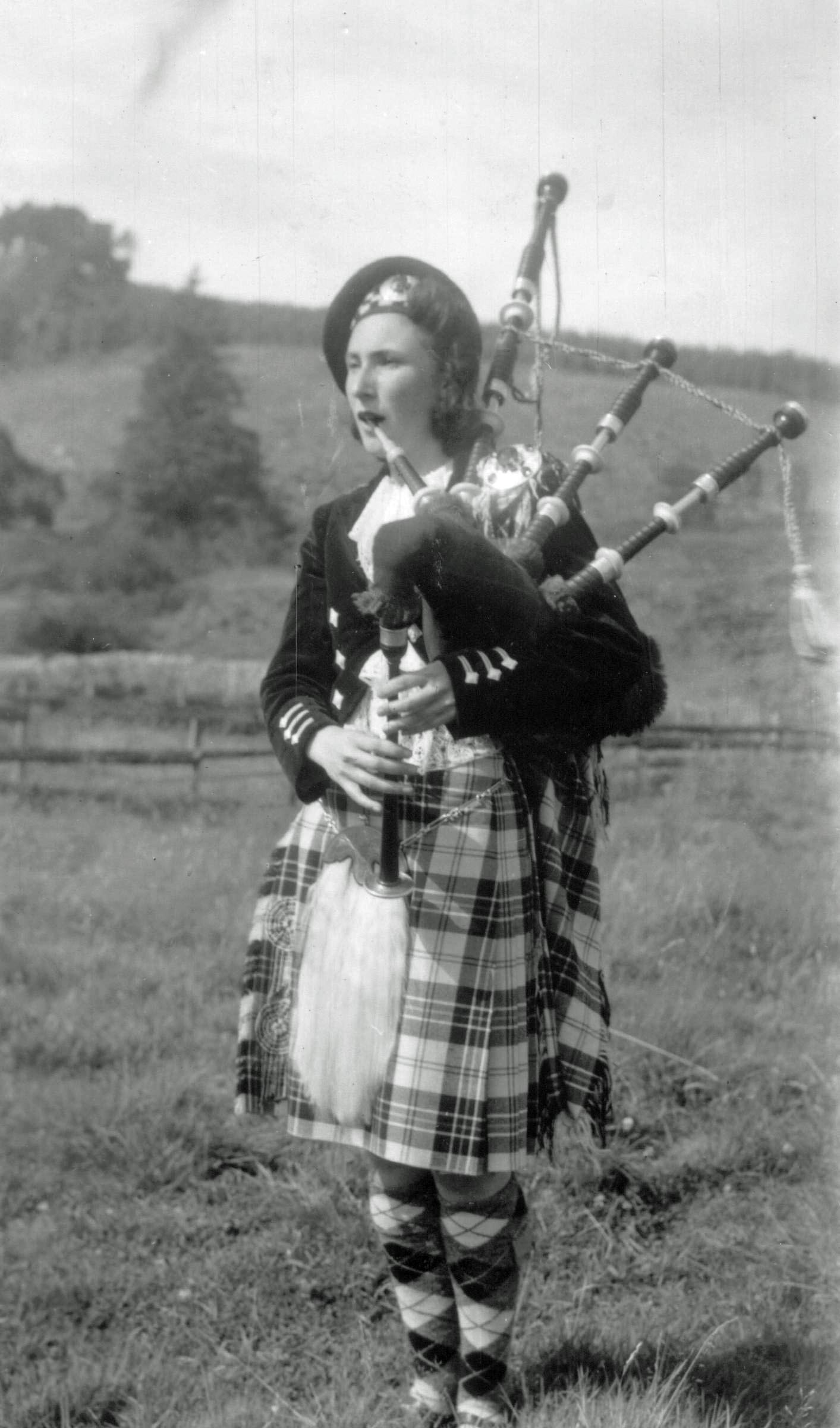 Edith MacPherson, Glenurquhart Games, August 28, 1948.