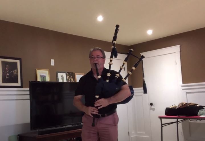 Bruce Gandy on his way to winning the USPF 2020 MSR via YouTube.