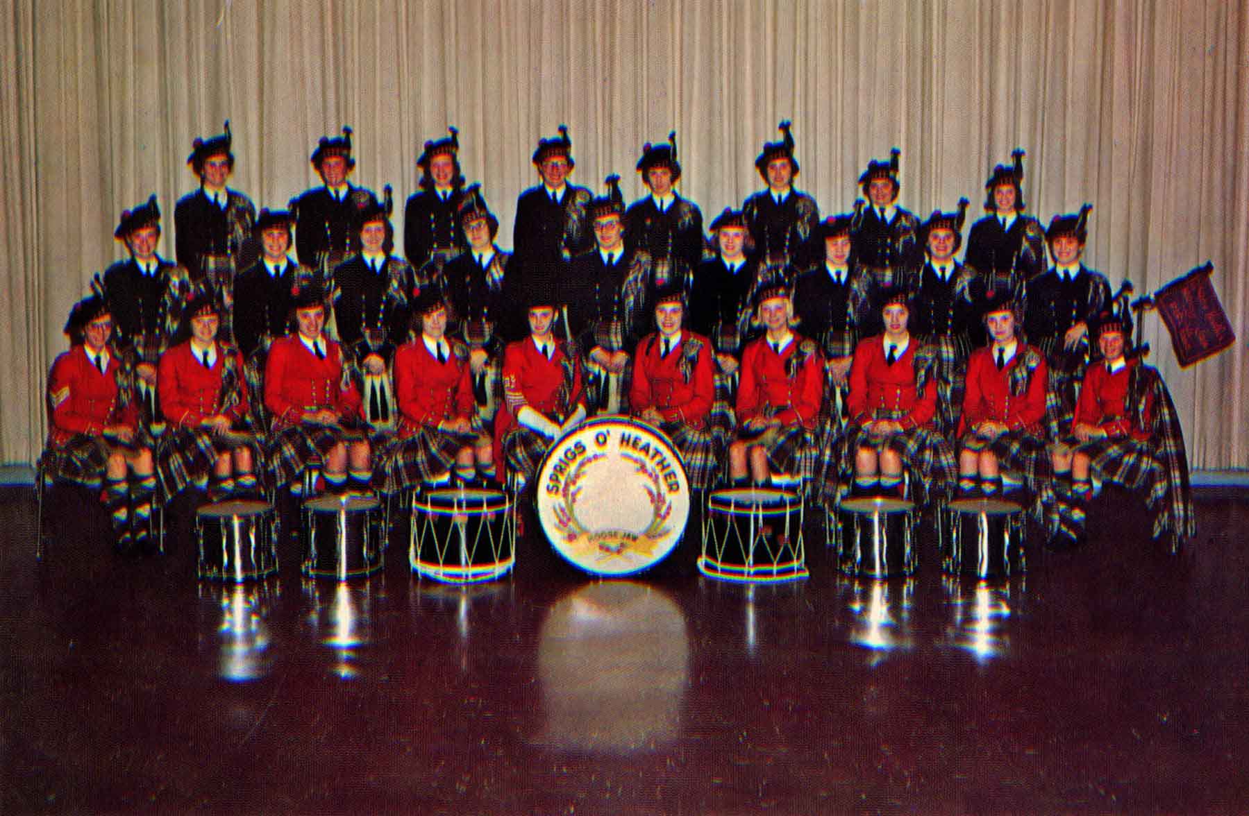 The Spring o' Heather Pipe Band, 1963.