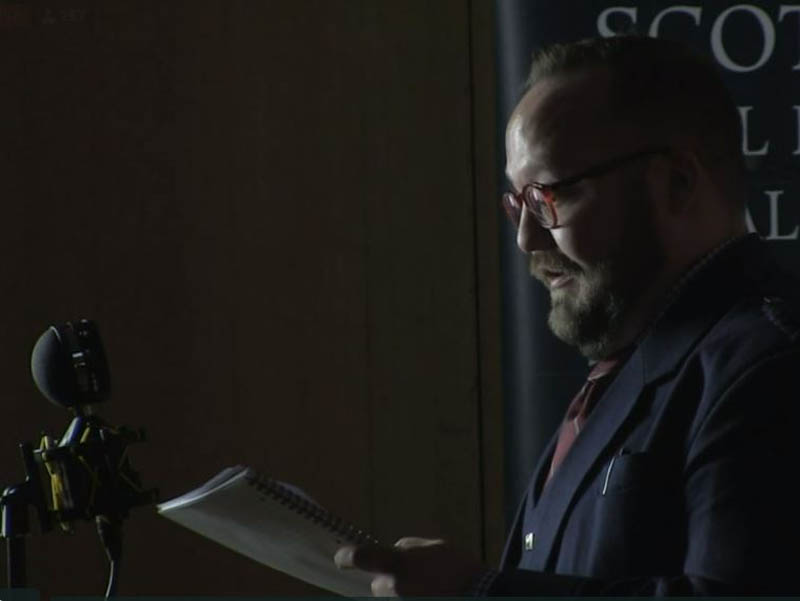 Gillies Challenge emcee Andrew Bova.