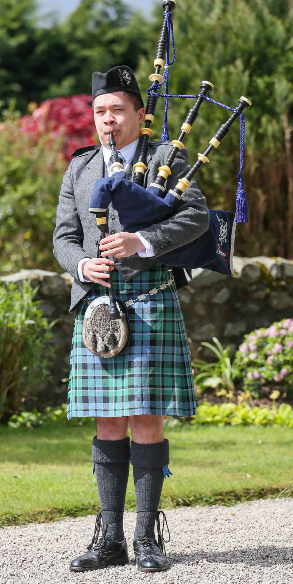Calum Brown competing in 2019