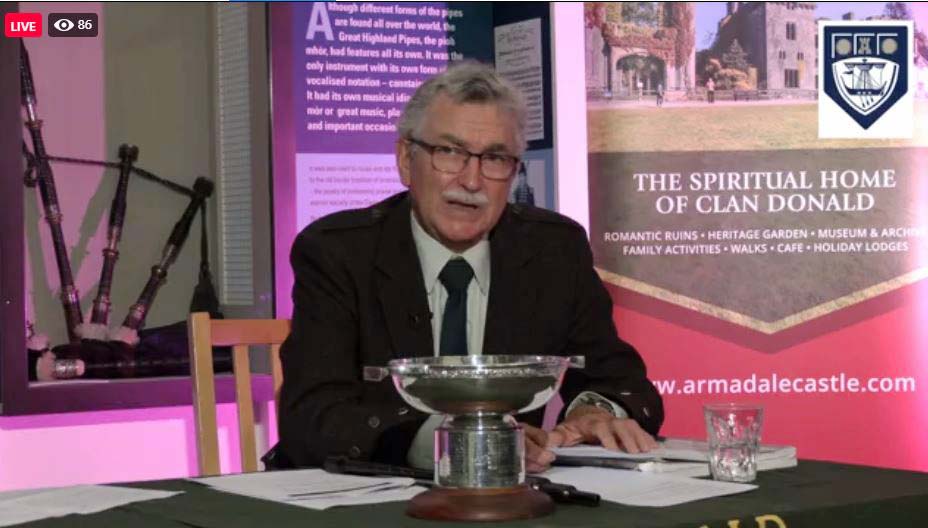 Dr. Angus MacDonald was the host for the event.
