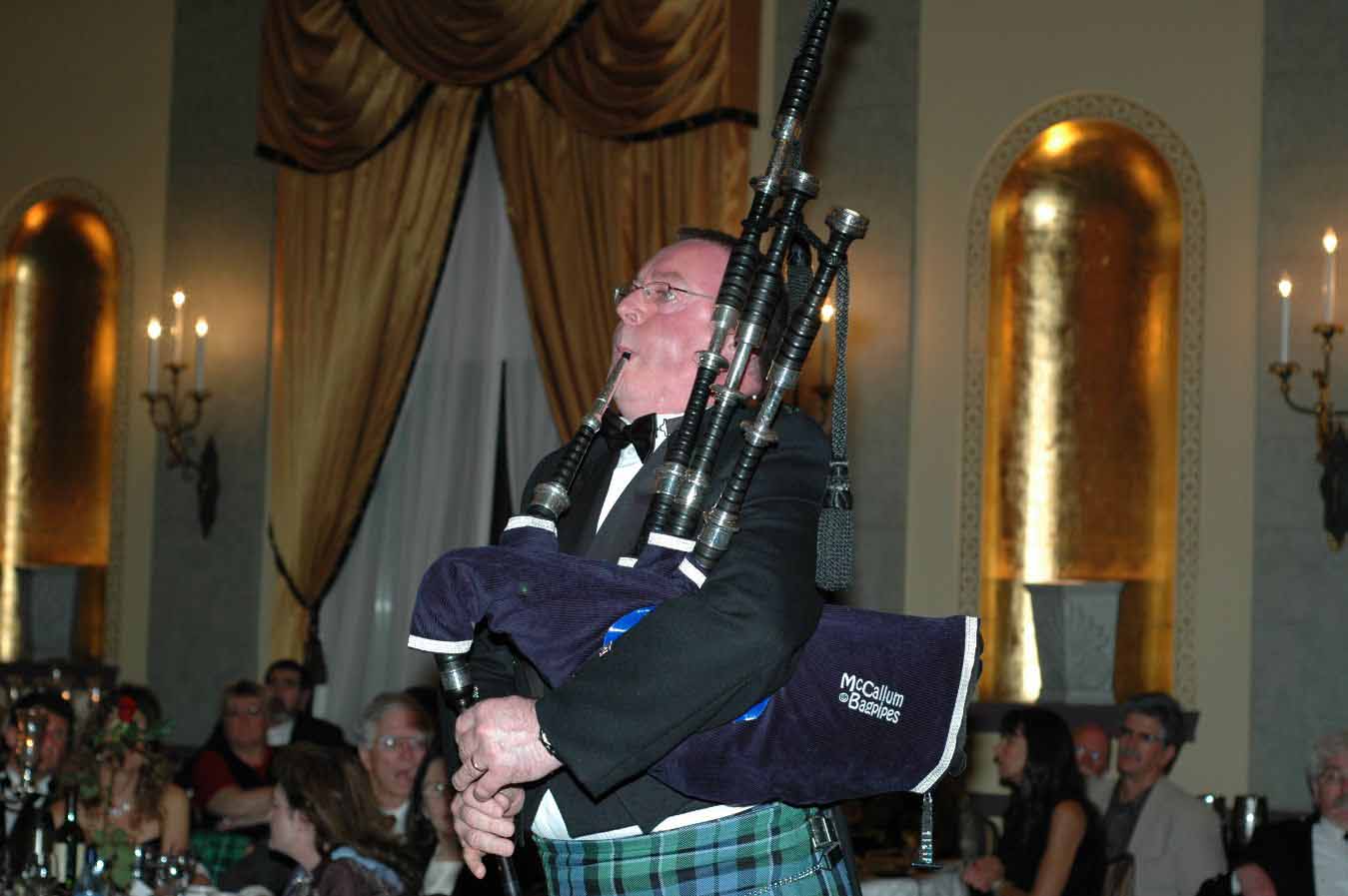 Willie McCallum delivers the good at the St. Francis Hotel ballroom, venue for the Dan Reid Memorial Challenge-Recital for many years.