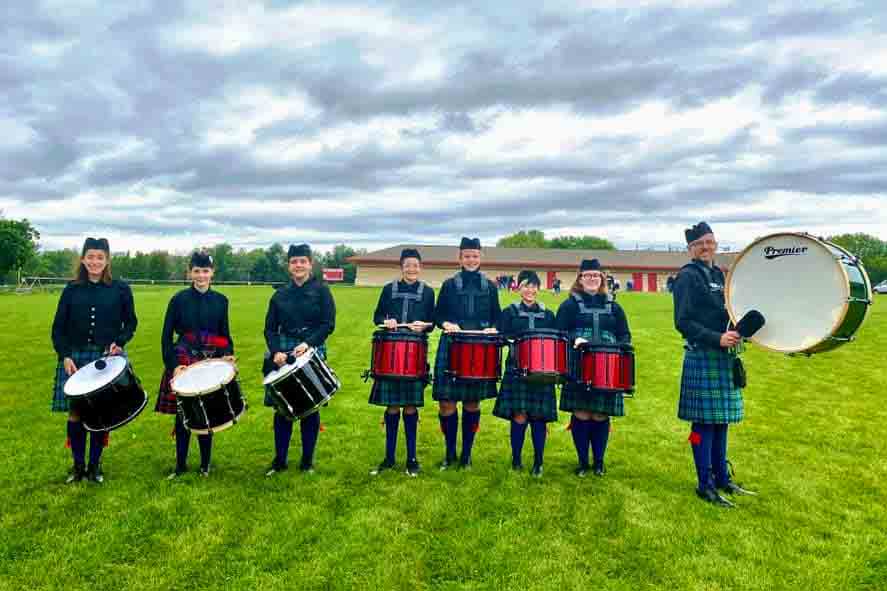 The drummers of Turlach Ur.
