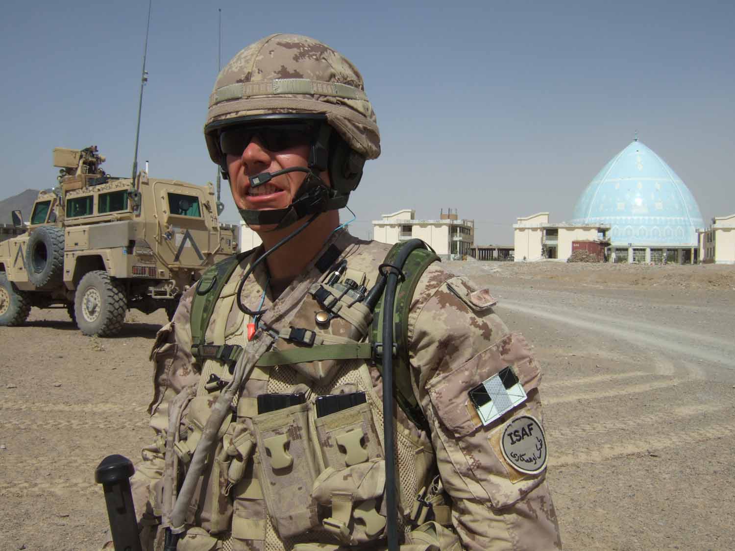 Captain Fraser Clark, Kandahar, Afghanistan, 2008.