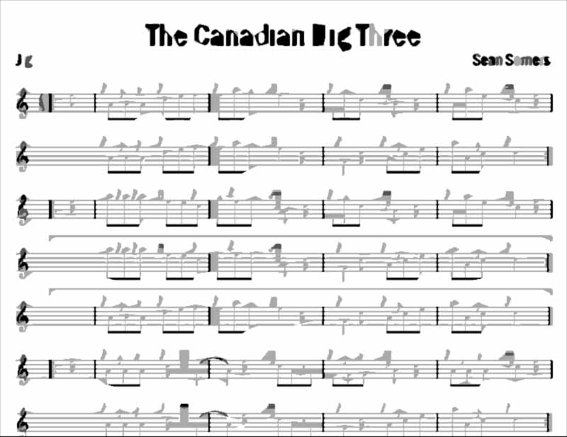 New four-parted jig: “The Canadian Big Three”