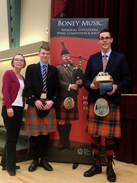 Jeanette Bonar, Cameron Bonar and Zephan Knichel.