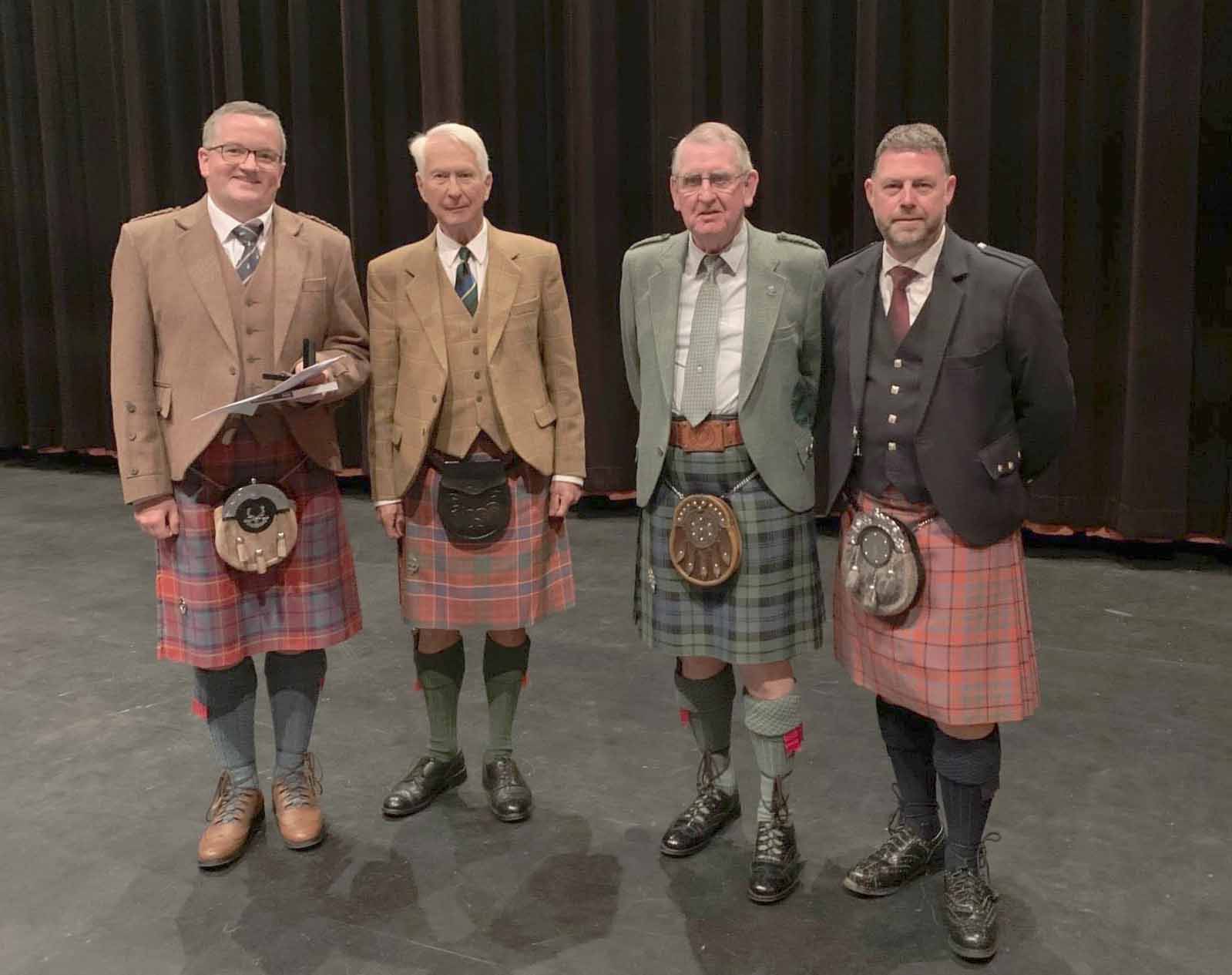 R.U. Brown Gold Medal Competition judges.