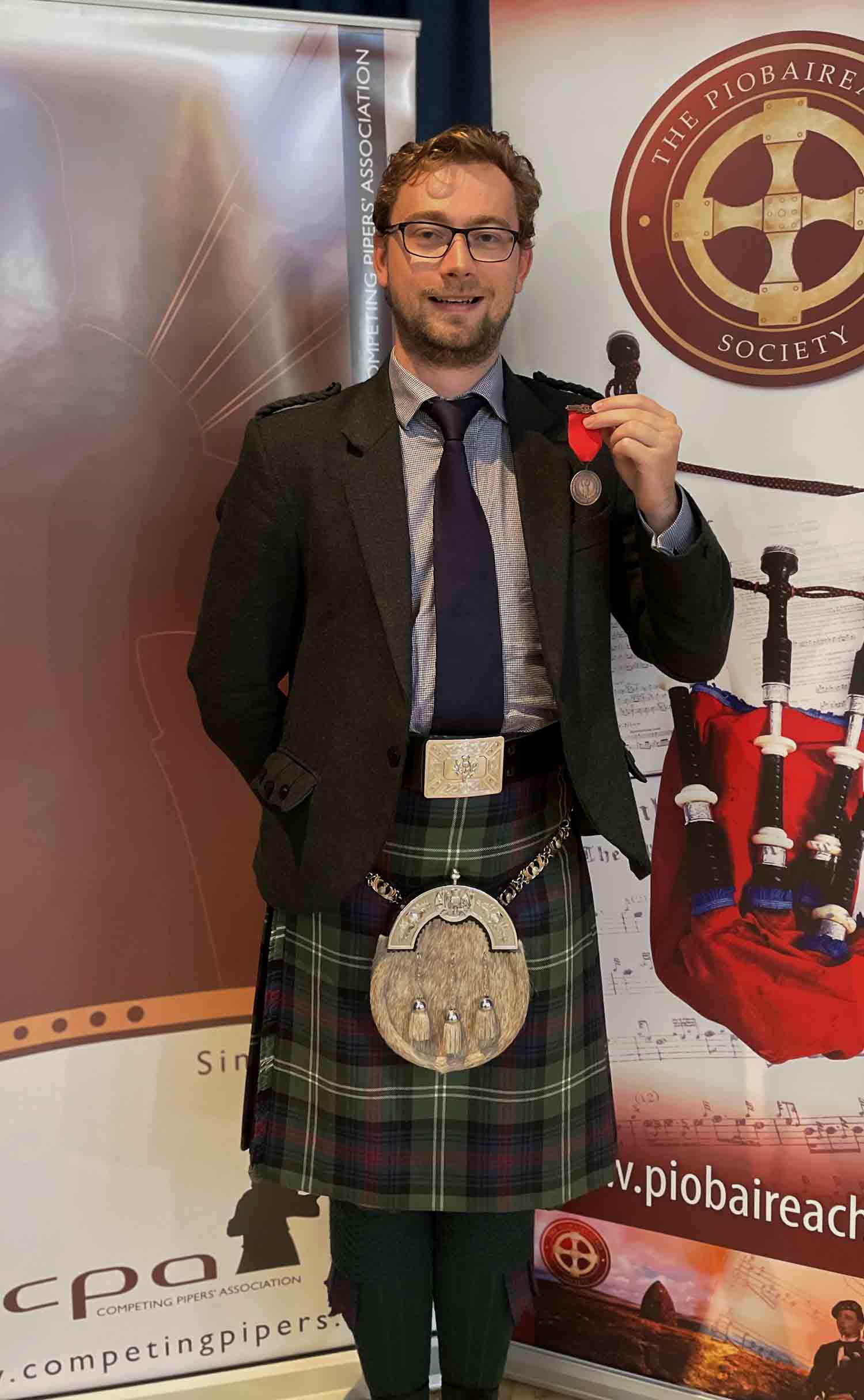 Steven Gray, winner of the first-ever Bronze Medal.