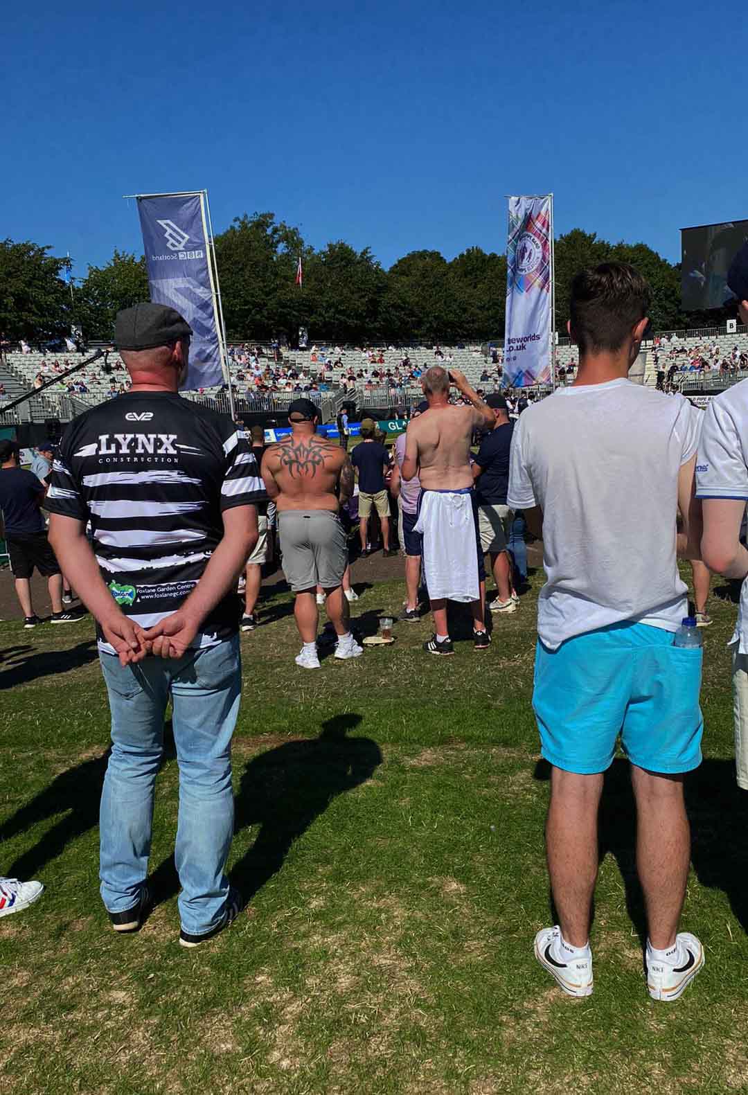 Taps aff at Glasgow Green.