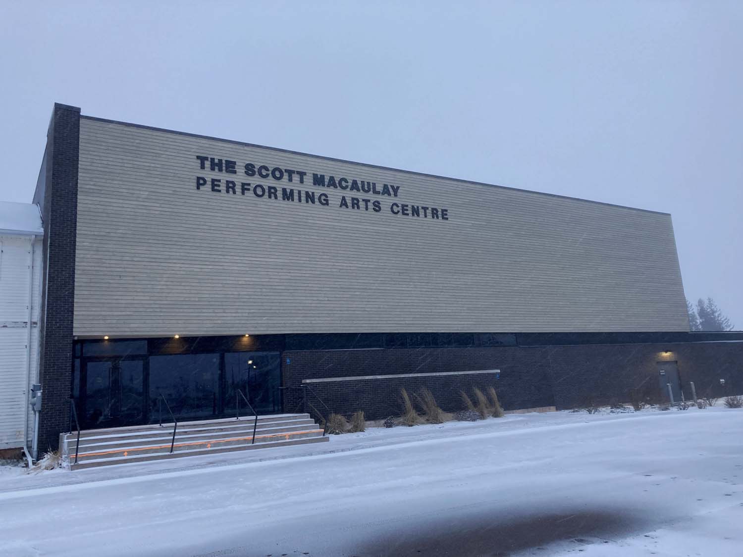 The newly-named Scott MacAulay Performing Arts Centre